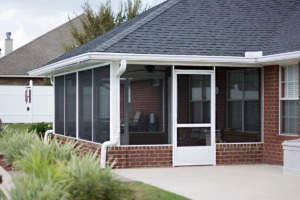 Screen room installation in Pensacola, FL by Papillion Construction